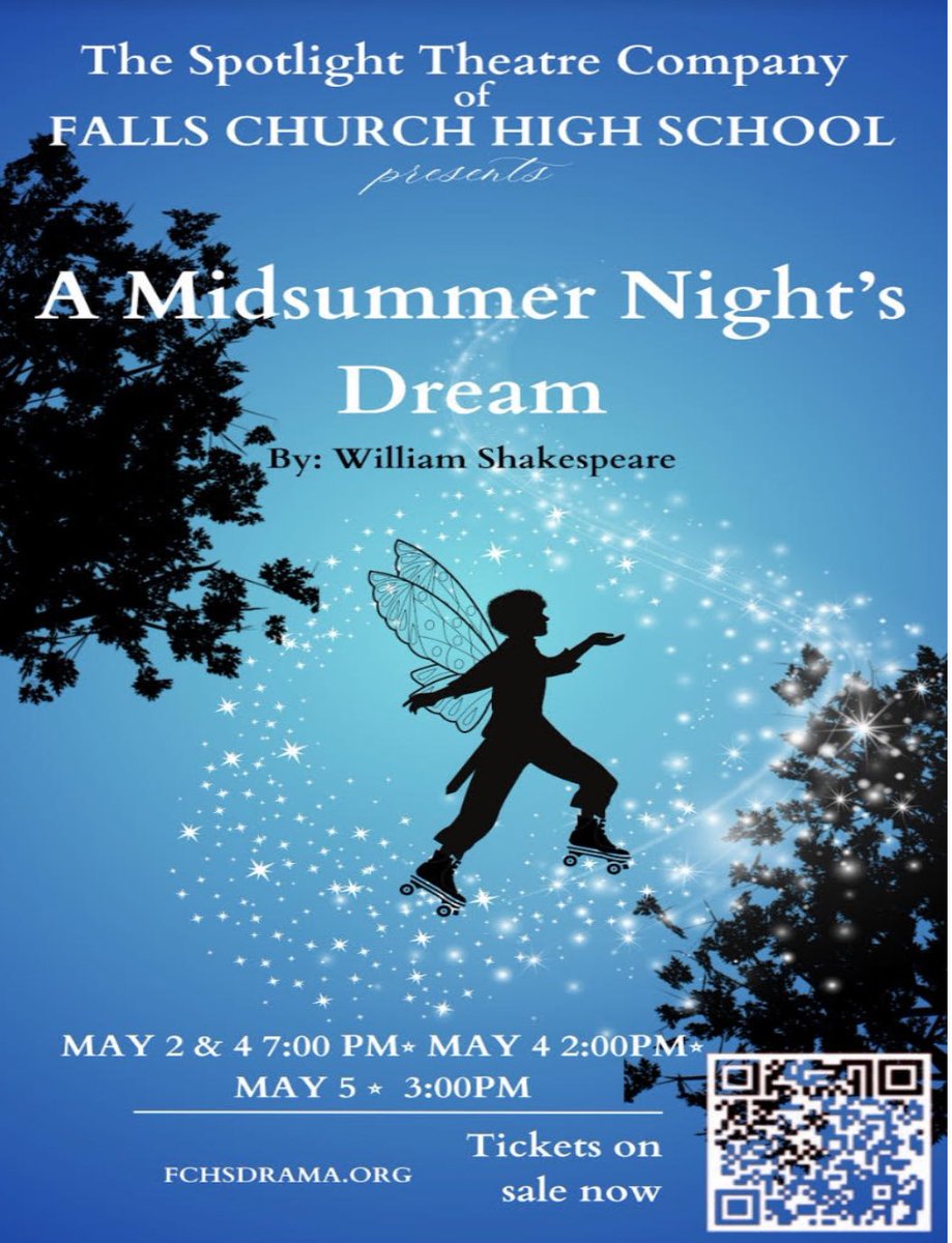 Brush up your Shakespeare this weekend at Falls Church High School!!