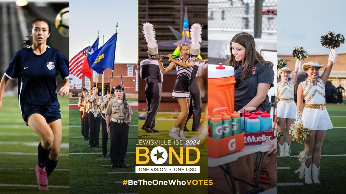 Time 2 Vote May, 4!
If approved, Prop C will provide funding for repairs, maintenance and improvements to existing stadiums. #OneLISD #BeTheOneWhoVotes
lisdbond.com
