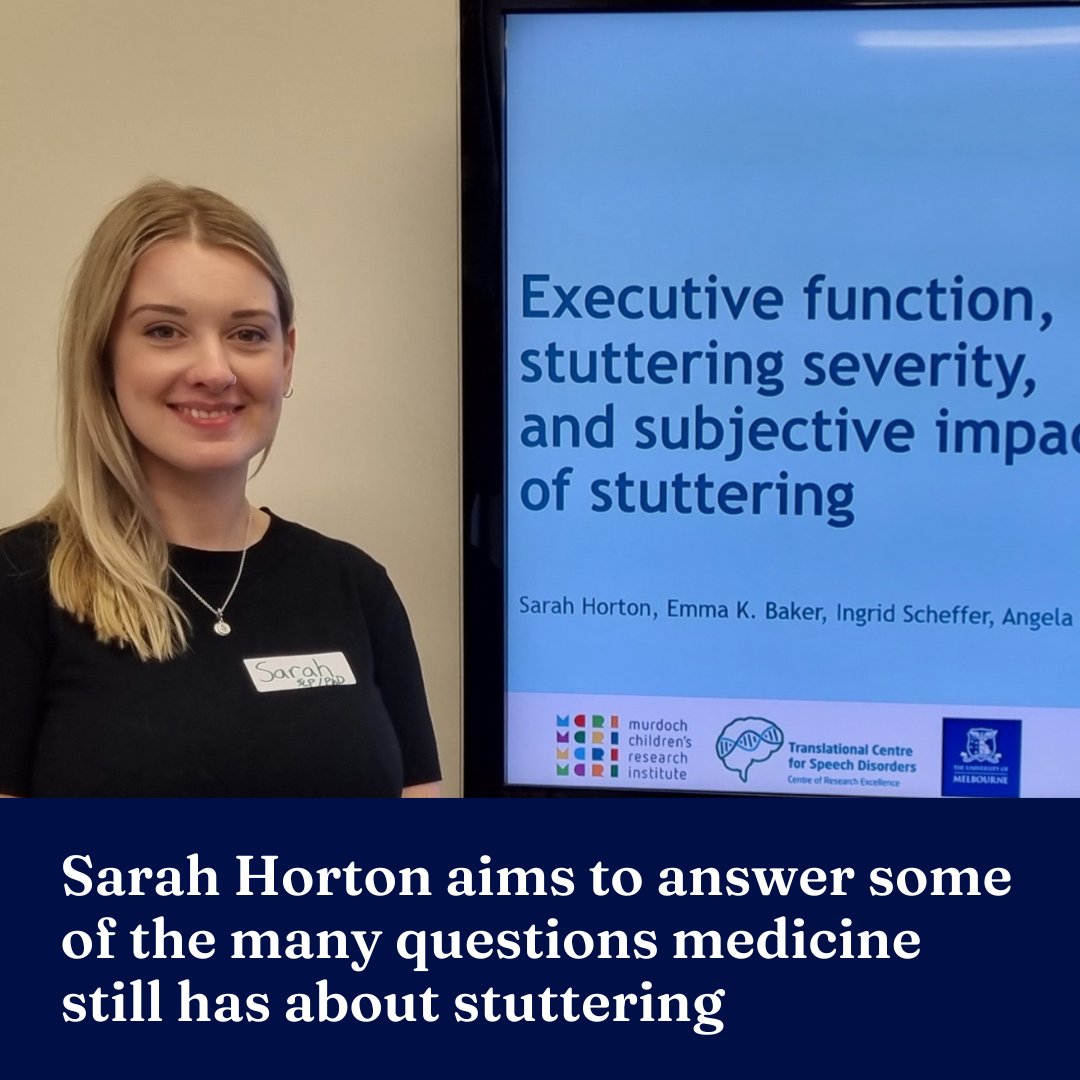 PhD researcher @SarahHortonsp from @UniMelbMDHS has undertaken research that links her to other people who stutter, with the aim to help people through their speech pathology journey. Tap through to learn more → unimelb.me/3QqE41b