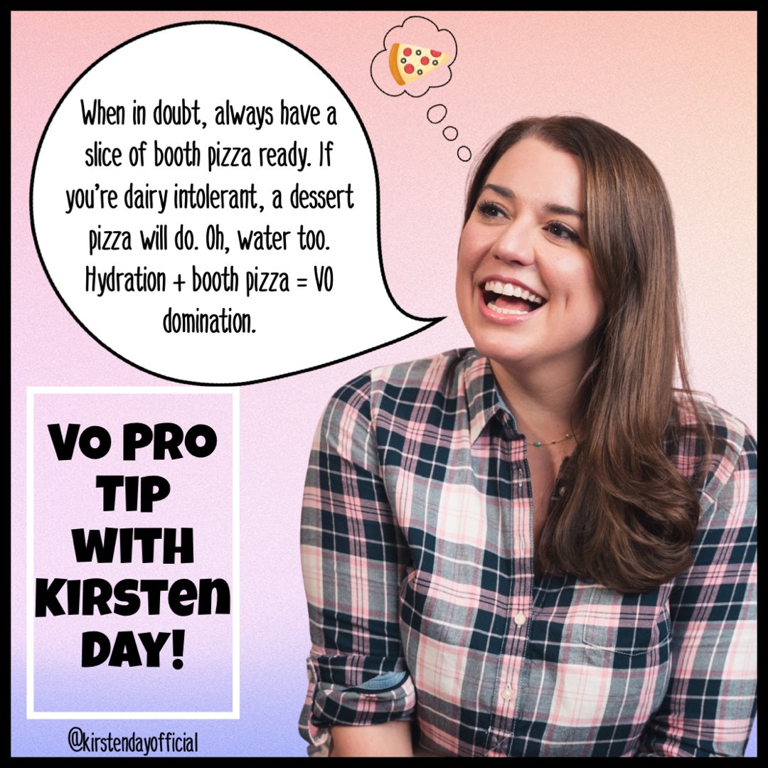 Have you signed up for our newsletter yet? Don’t miss our monthly class info plus VERY IMPORTANT VO PRO TIPS like this one below from @KeerKeer! Sign up here! eepurl.com/iIx-CM