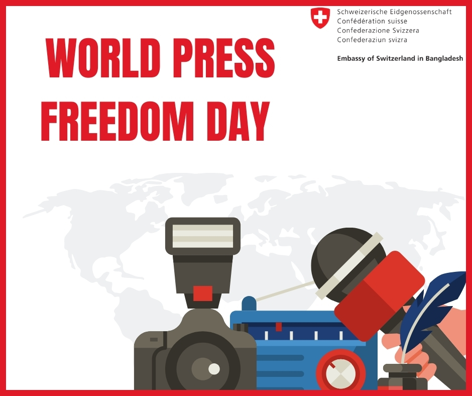 Press freedom is the bedrock of any democratic society. 🇨🇭 prioritizes safeguarding the safety and security of journalists— both online and offline— at home and abroad.