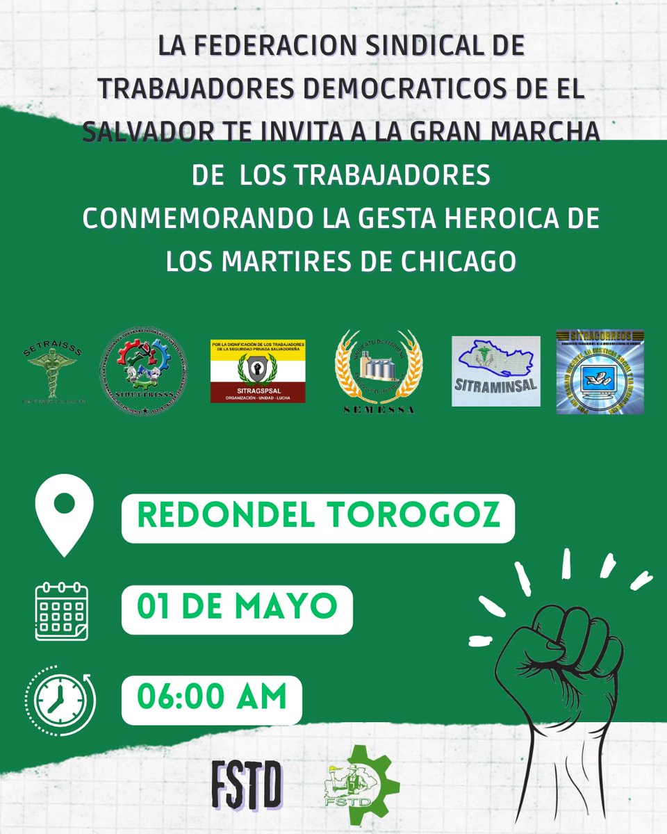 canal4x4yes's tweet photo. Organizaciones sindicales invitan a marchar este 1 de mayo la agenda reforma de pensiones ,salario mínimo ,libertad sindical ,contratación colectiva  y alto a los despidos vengan de donde vengan manifestaron https://t.co/ueymvln4pe