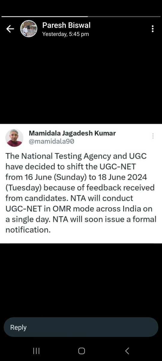 OSSSC,OSSC should learn from NTA.  UGC NET is going to conduct it's exam in offline mode according to the feed back of students.  On the other hand various recruitment body of odisha like osssc ,ossc is conducting their exam in online mode which hampers the students.