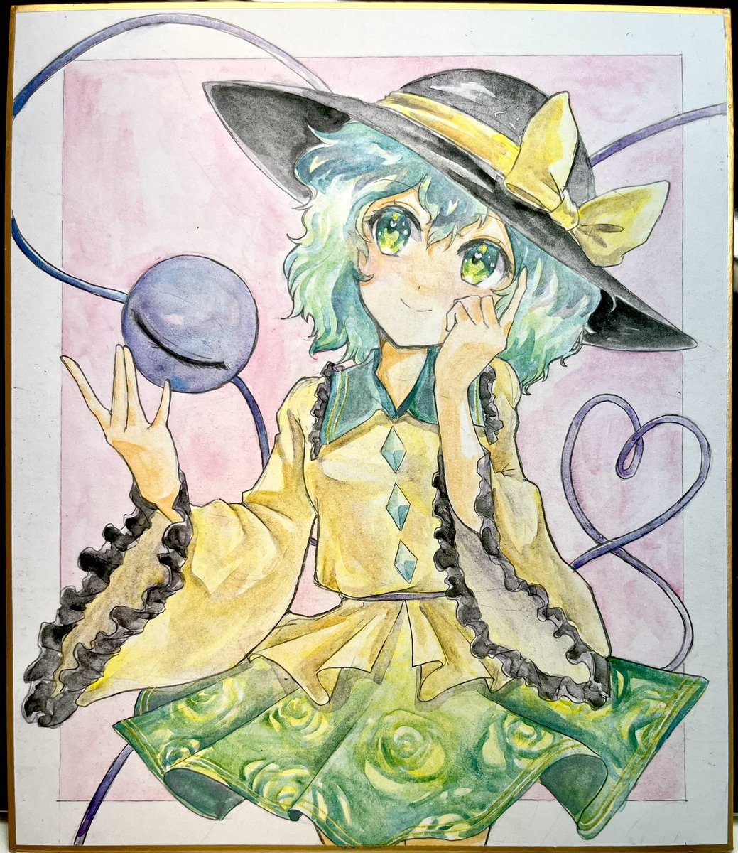 jikokenjiyoku_1's tweet image. 色紙ーーーめっちゃ描いたーーーー
春例で販売します。
#東方Project #古明地さとり #古明地こいし #黒谷ヤマメ #射命丸文