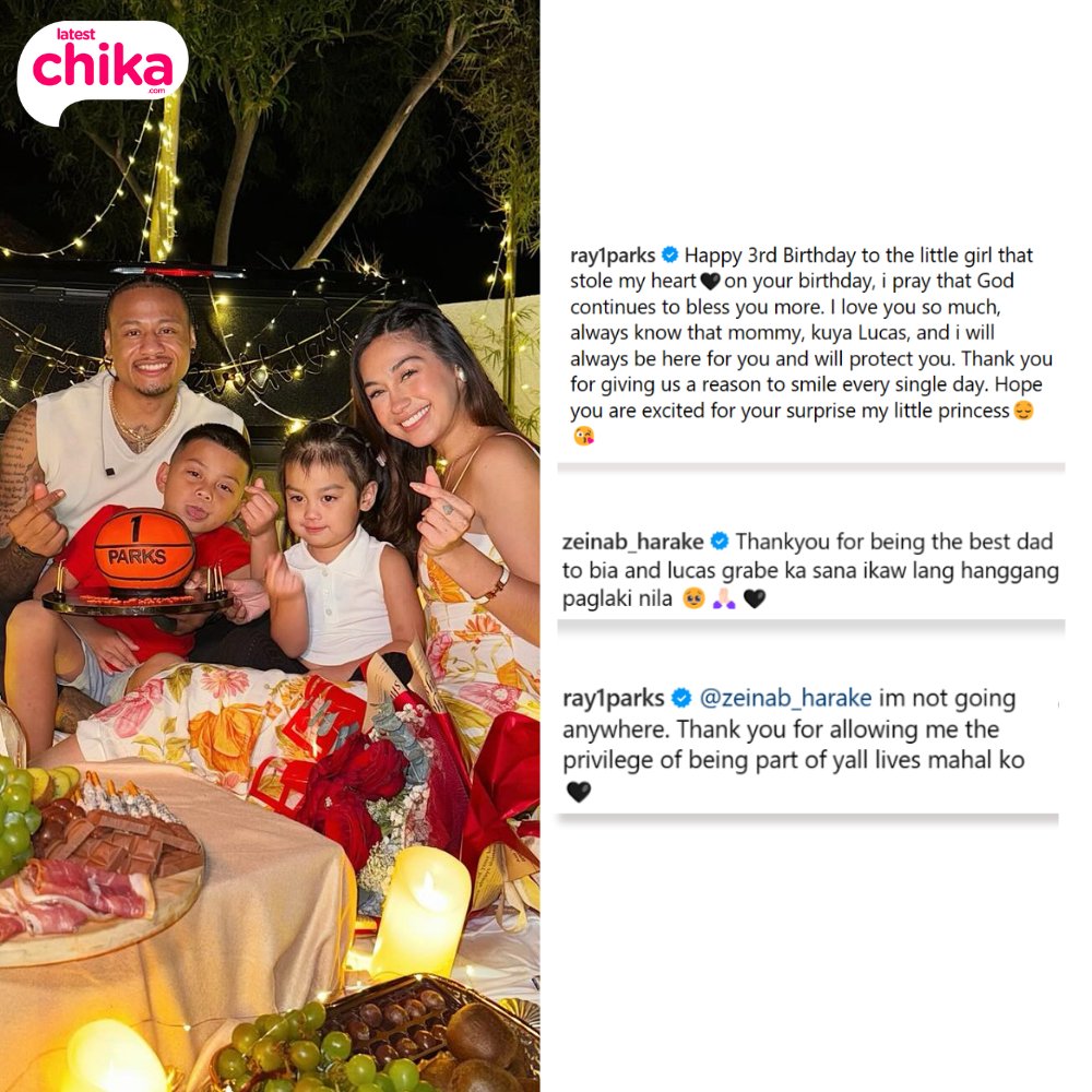 'I'M NOT GOING ANYWHERE' 🥹 #ZeinabHarake and her partner Bobby Ray Parks Jr. had a heartwarming exchange on Instagram when the latter greeted the vlogger-actress' daughter on her third birthday. 📷ray1parks/Instagram