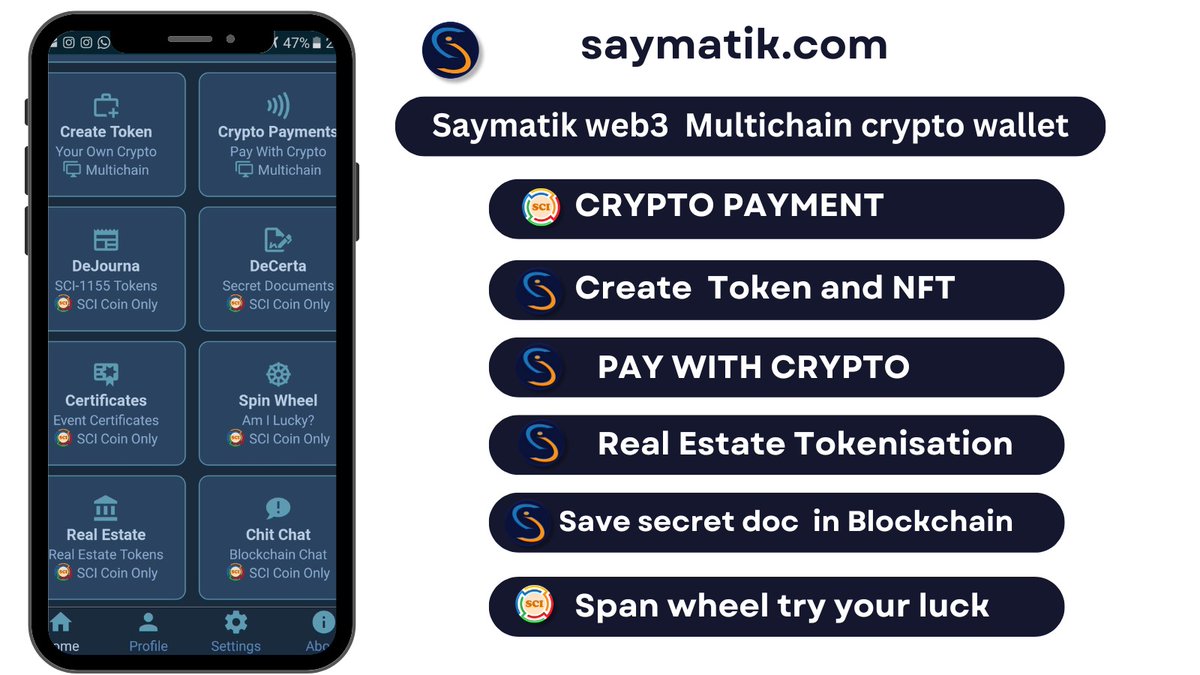 Ihre Krypto ist unter Ihrer direkten Kontrolle. Mit dem Saymatik Web3 Wallet können Sie Assets auf verschiedenen Blockchains speichern. 🌐💼 #FreiesManagement #KryptoFreiheit #dollar #DigitaleAssets