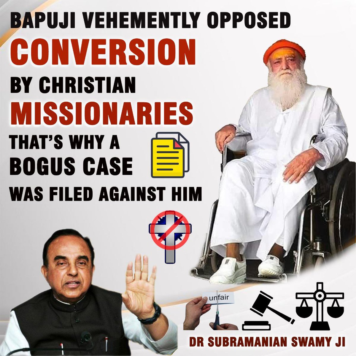 #RoadBlockToConversion
Sant Shri Asharamji Bapu 
Cause of Conspiracy
Ghar Vapasi babuji ko hindu dharm aur Sanatan ki raksha karne ke liye hi fasaya gaya hai