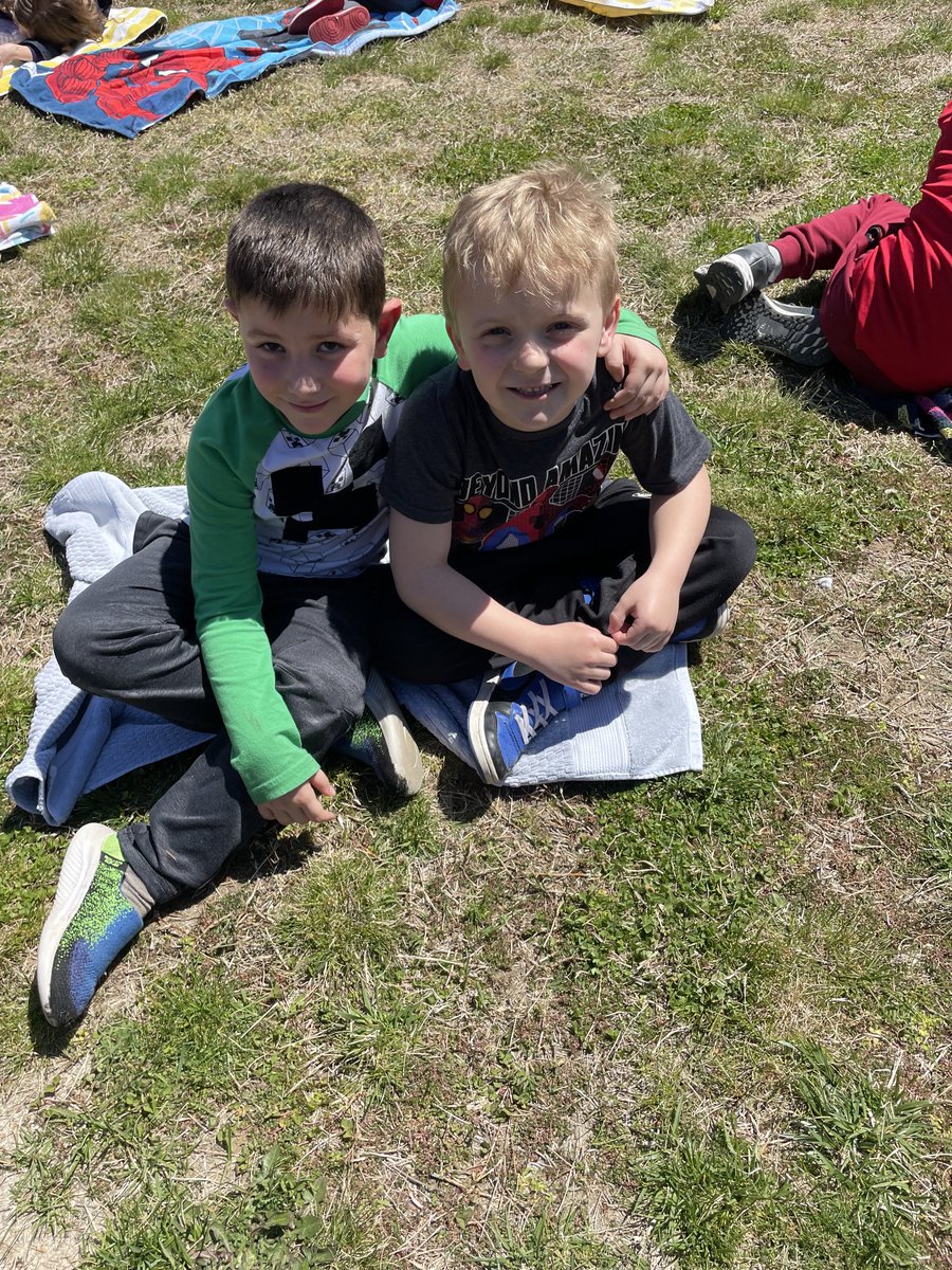 Arbor Day Celebration- honoring a special angel with a cherry blossom right next to her old classroom. We love and miss you terribly Jena LeRiche 😇🍎❤️ ⁦@LillianDriveSch⁩ ⁦@HazletProud⁩