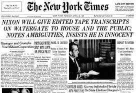 #OTD 1974: In response to a subpoena from the House Judiciary Committee, President #RichardNixon agreed to release the transcripts of the #Watergate tapes. watergate.info/1974/07/24/sup… #USHistory