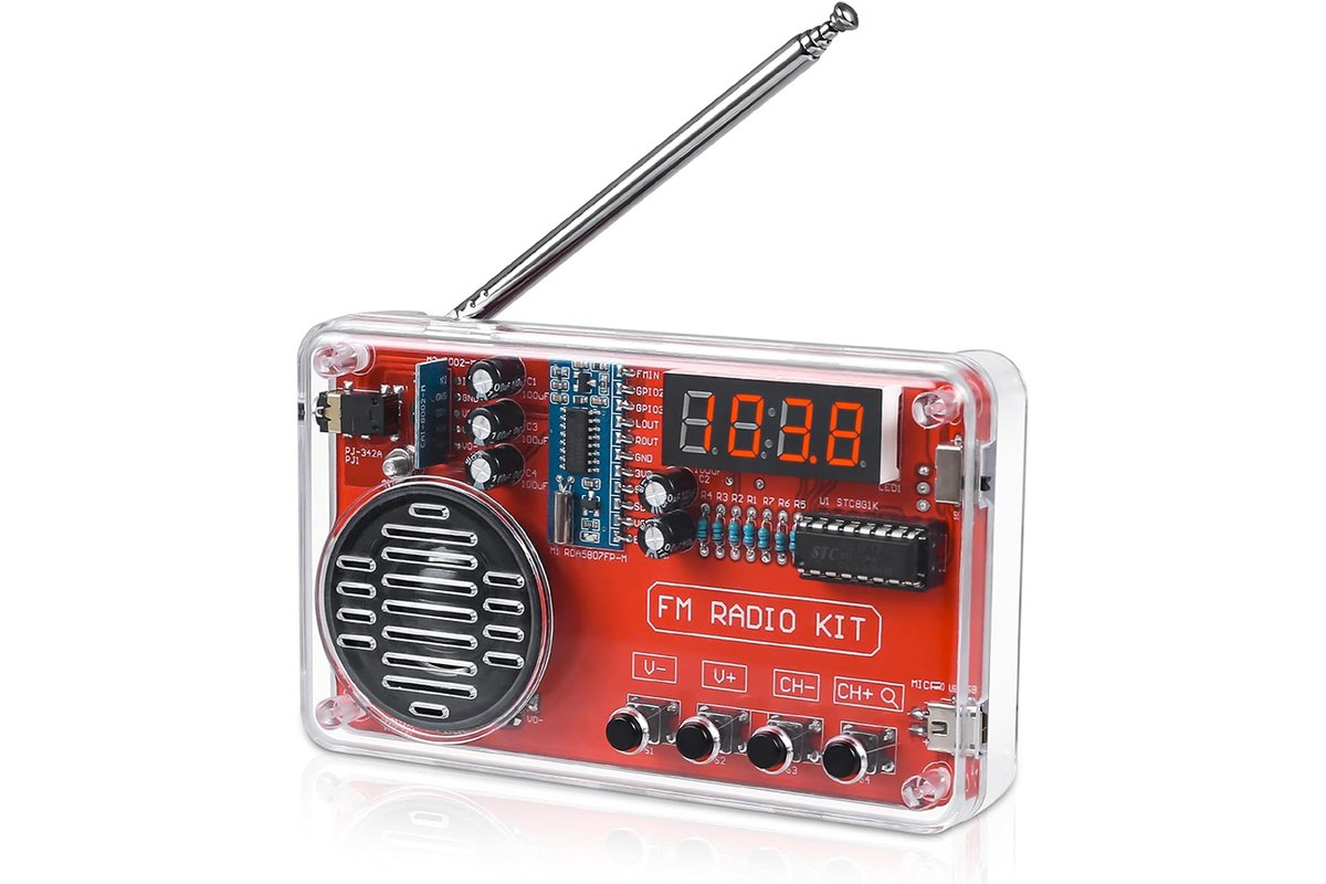 ICStation13's tweet image. Explore ICStation&apos;s Latest New Product: DIY Radio Soldering Project! 📻
Build your own FM radio with our Portable Soldering Practice Kit! Featuring automatic station search and a headphone jack. Get yours now! 
#Radio #SolderingProjects #DIY #ICStation
shorturl.at/jqFQR