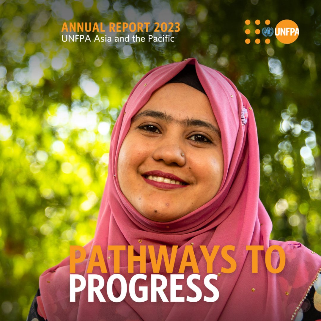 Interested to learn about our work in the region? 📖 READ: @UNFPA #AsiaPacific's Annual Report 2023: shorturl.at/cJMP2