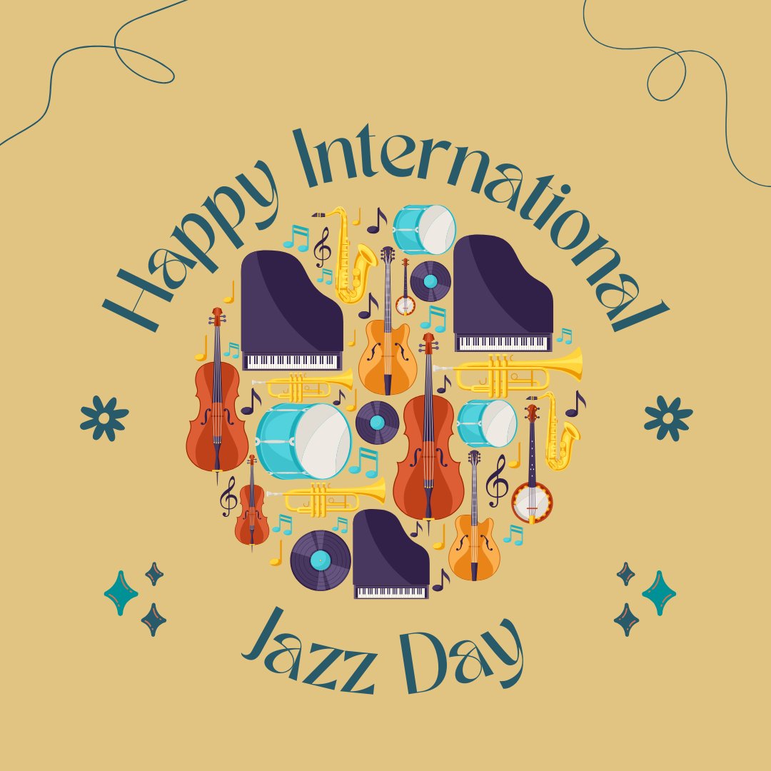 Happy International Jazz Day!

Has jazz been a part of your life? Share a story with us in the comments!

🎺🥁🎷🎻🎤

Want to watch the All-Star Global concert?
Website: jazzday.com

(April 30th - 6pm EDT)

#JederInstitute #JazzDay #JazzDayAtHome #Tangier