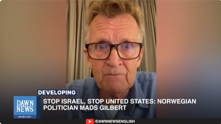 Stop #Israel, Stop United States: Norwegian Politician #MadsGilbert | DawnNews 

youtu.be/a8SofGsRiWE/
#Norwegian