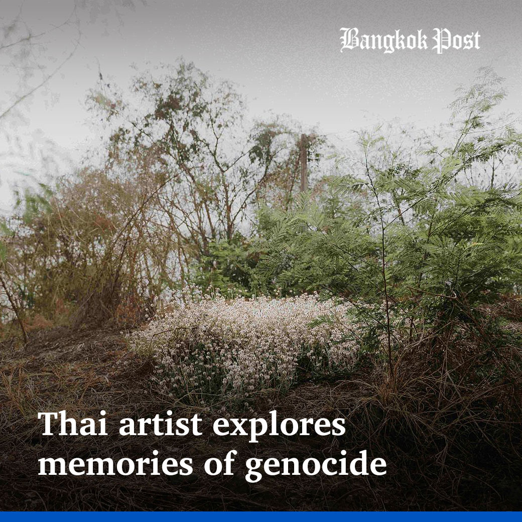 #BangkokPost: Marisa Srijanpleang's first solo exhibition, 'Blooms With The Wind Blows', presents her story through photographs of flowers from the Thai-Cambodian border area. #lifestyle #Photographs #Cambodian #flowers #exposition #fugitive #memories #event