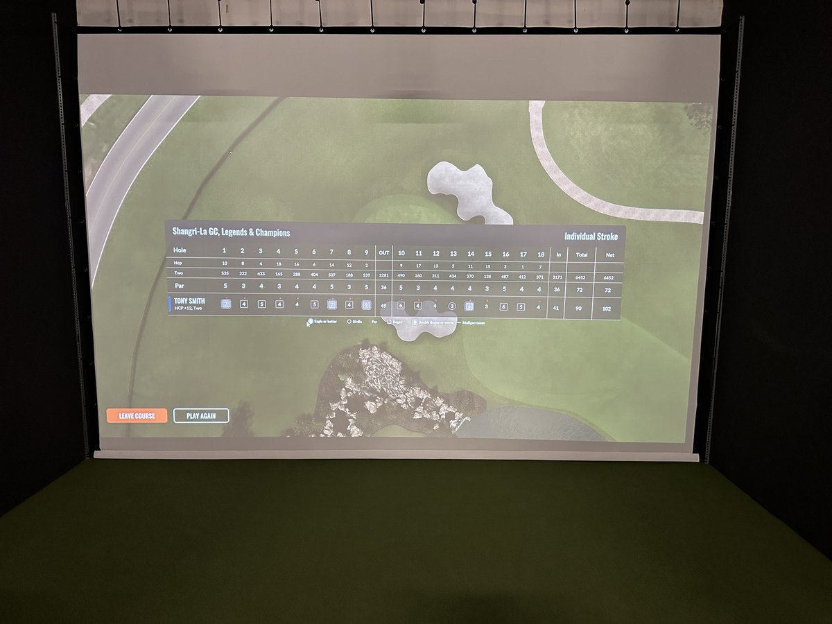 Gave the new @TrackManGolf iO a test run tonight. Not super proud of the score, but the system worked flawlessly.
#owasso #owassogolf #tulsa #tulsagolf #golf #trackman #taylormade #smallbusiness #locallyowned #comingsoon