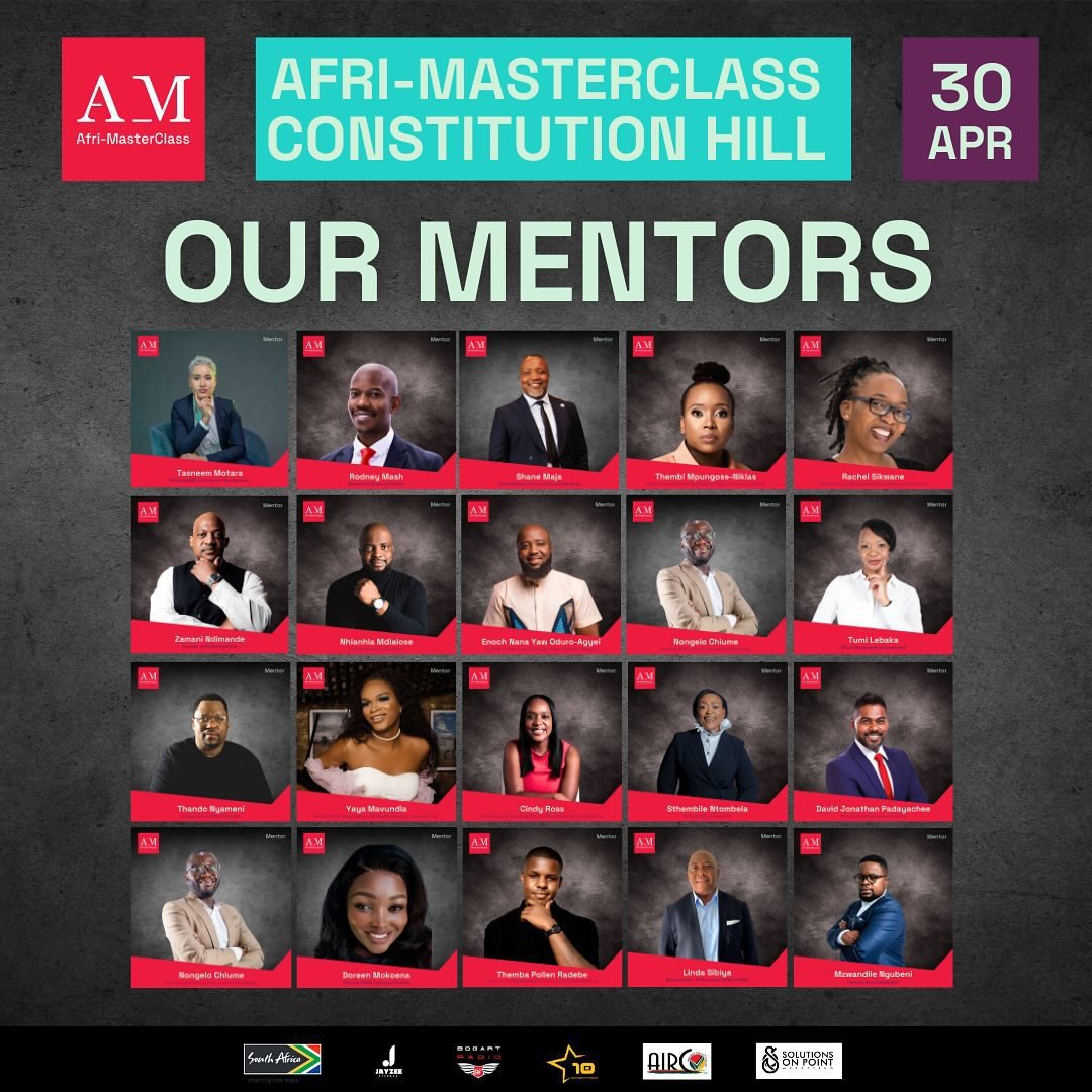Today we here. 
The Afri-MasterClass 🔥🇿🇦