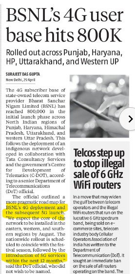 Telecom - BSNL 5G - Tejas Network 

BSNL 5G likely in 2025 - Rs 8000-10000 crs

Next Big Thing for India & Tejas Network 

Huge Export potential 

#Tejasnet