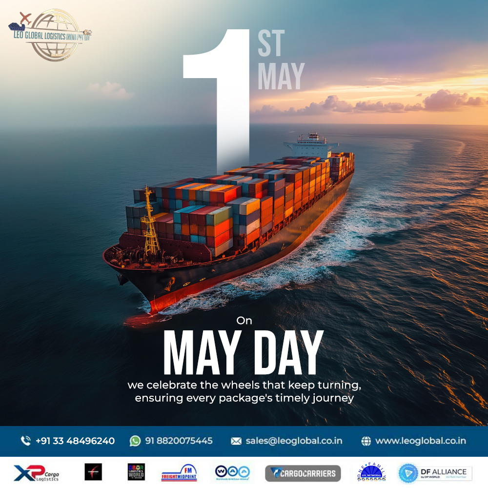 Saluting the seamless flow of trade, our logistic feats are proudly displayed.

#MayDay2024 #mayday #InternationalLabourDay #indiaexports #indiaimports #airfreight✈️ #liquidbulk #consumerproducts #industrialproducts #seafreight #drybulk 🚢 #logistics #exportimportconsultation