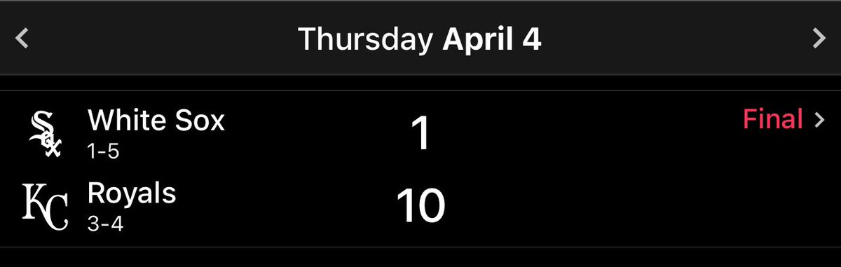 Okay okay, the broadcast was wrong. Or at least misleading. If they meant “against teams that are CURRENTLY under .500” then it’s accurate — of all the White Sox’s opponents, only the Rays are currently under .500 But they have lost to a team that was under .500 at the time.