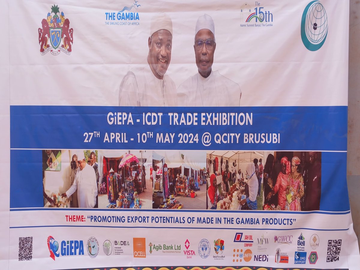 NEDI, in collaboration with GEIPA and its partners, presents Trade Fair @ Qcity! Explore the vibrant world of 100% Gambian-made products - it's free for all! Join us in celebrating local talent and craftsmanship. See you there! #GambianCraftsmanship #QcityTradeFair
@BaksBadjie
