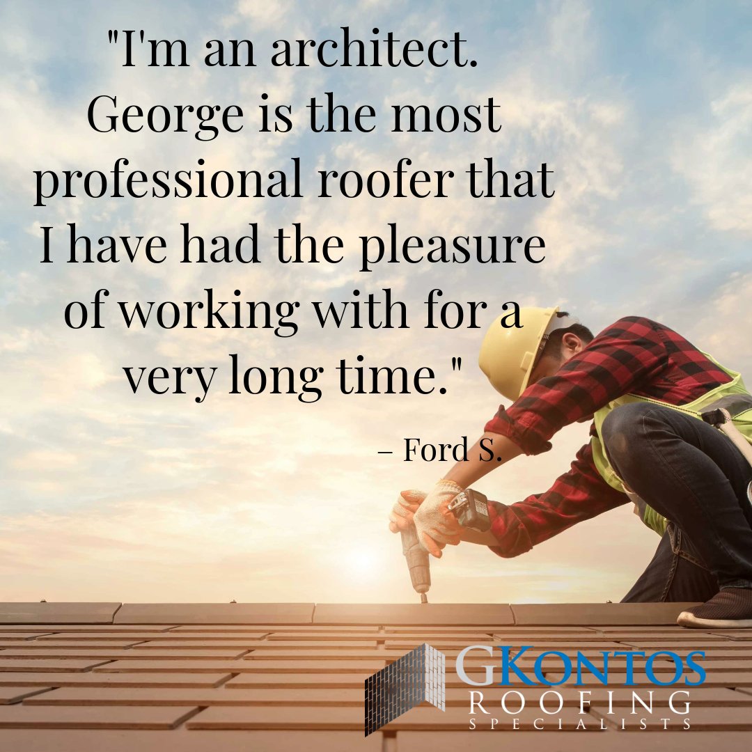 Thank you for the kind words, Ford! We love hearing that you were satisfied with our services!

gkontosinc.com

#GKontos #GKontosRoofing #GKontosInc #GKontosRoofers #GKontosRoofingCompany #SatisfiedCustomer #GAFMasterElite #GAFRoofing