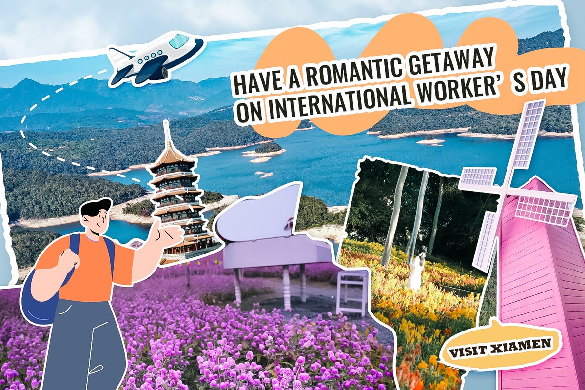 Treat yourself to a romantic getaway to Xiamen. Sip a cup of tea, bask in the smell of the flowers, and enjoy beautiful music. It’s the perfect way to relax your body and mind after all your hard work. #LifeisXiamen #InternationalWorkersDay #VisitXiamen