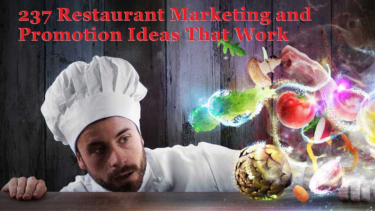 Check out 237 #RestaurantMarketing & Promotion Ideas That Truly Work!

Unique In-House Ideas Proven to Attract More Customers 

#RestaurantGrowth #RestaurantPromos 

smallbusinessrainmaker.com/237-restaurant…