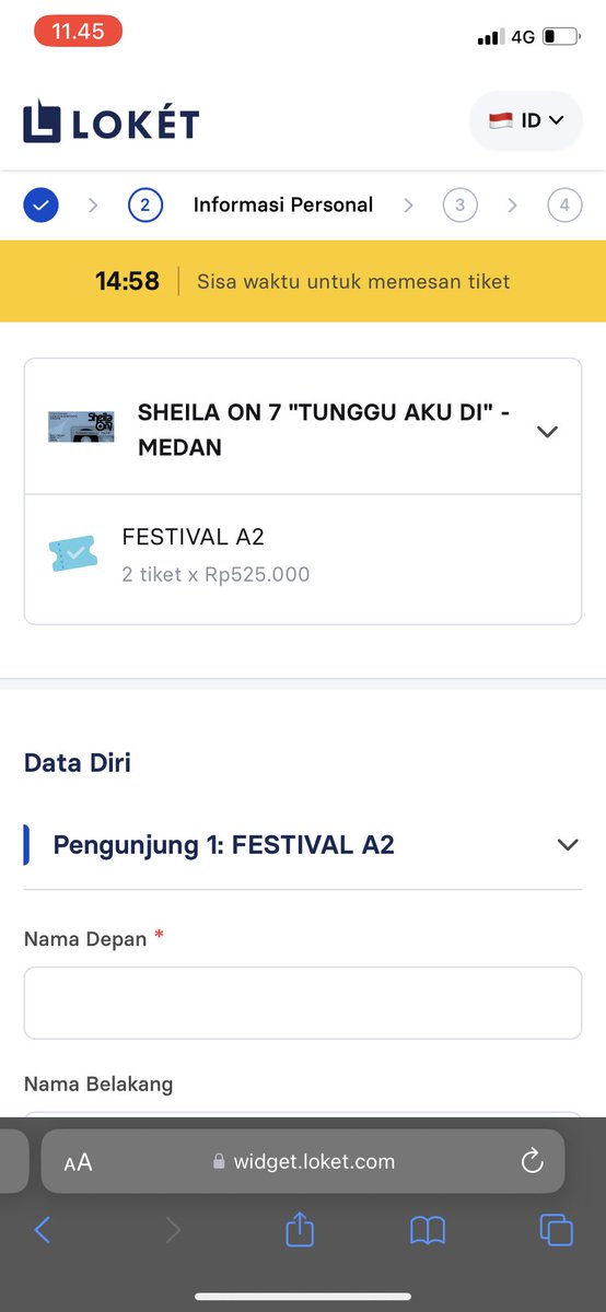 WTS / WANT TO SELL Sheila on 7 TUNGGU AKU DI - MEDAN FESTIVAL A2 - 2 tiket tinggal isi pake data & email masing” fee 100k / tix t. wtb buy so7 tiket ticket jasa war jastip