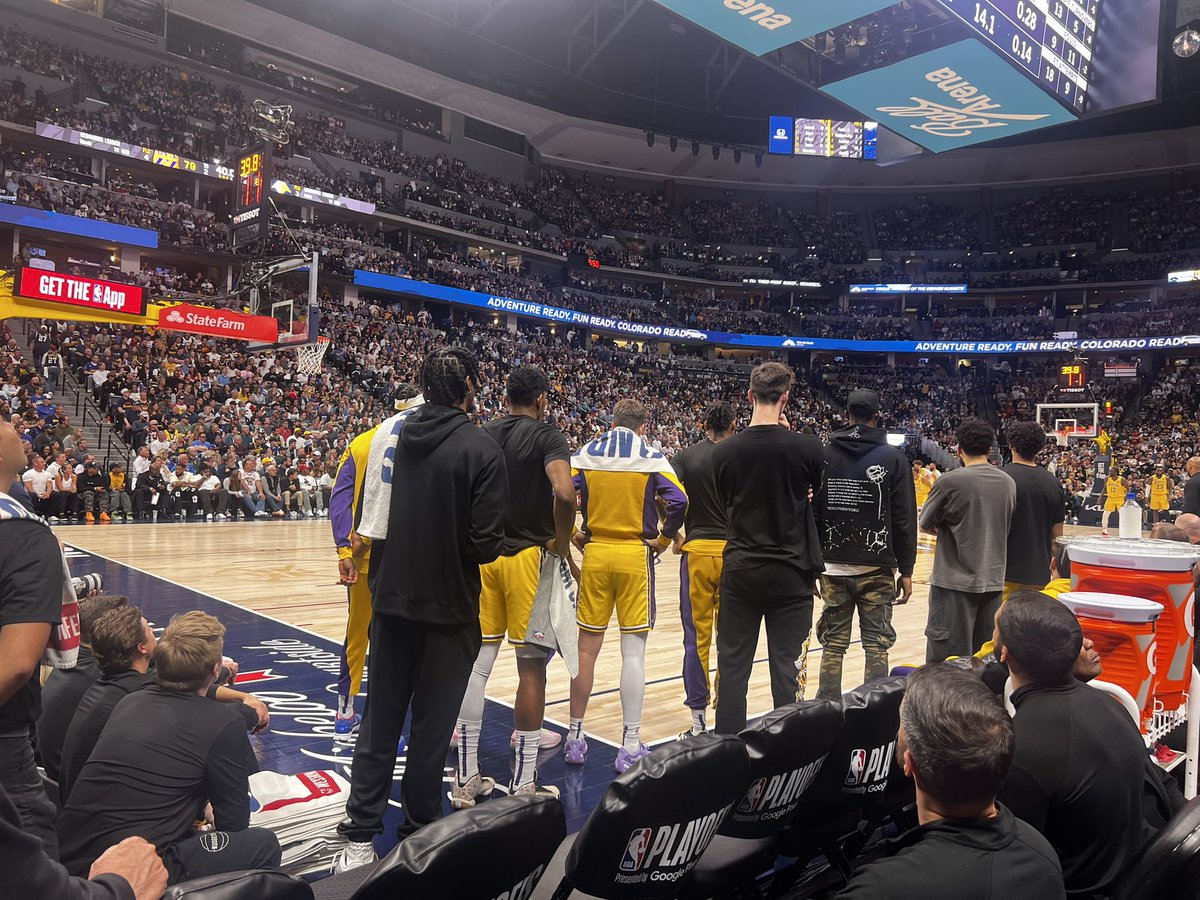 These floor seats suck can’t see the game over the lakers bench standing on the whole game