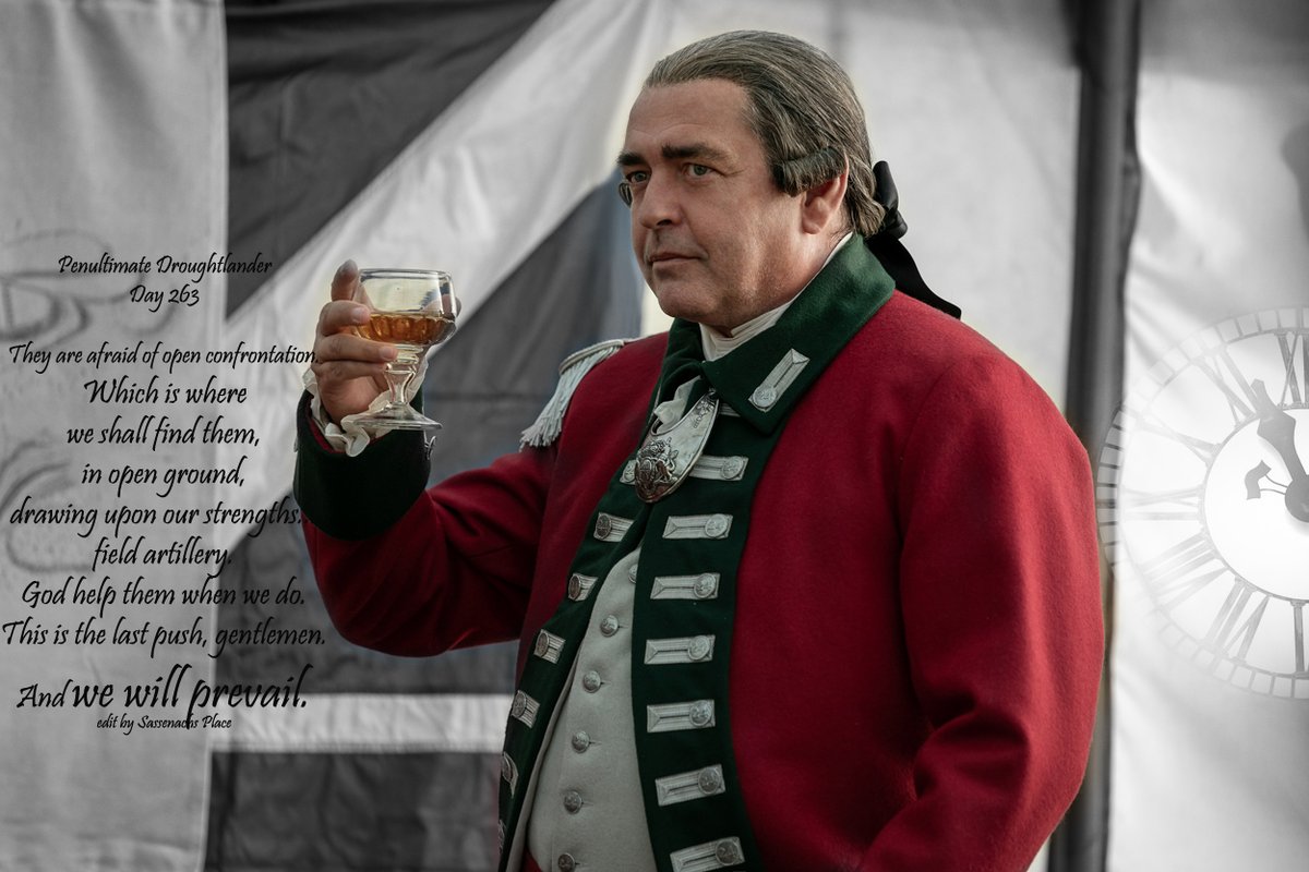 #Outlander #PenultimateDroughtlander - Day 263 #Droughtlander #BeforeSeason7B 
#BrigadierGeneralSimonFraser #inspirationalspeeches
... we will prevail
@AngusAngels @brittafahl70 @10MinDQ @SwietjesO
@LallyFawn @rosannefrank25
@OutlandishScot @OutlanderHome