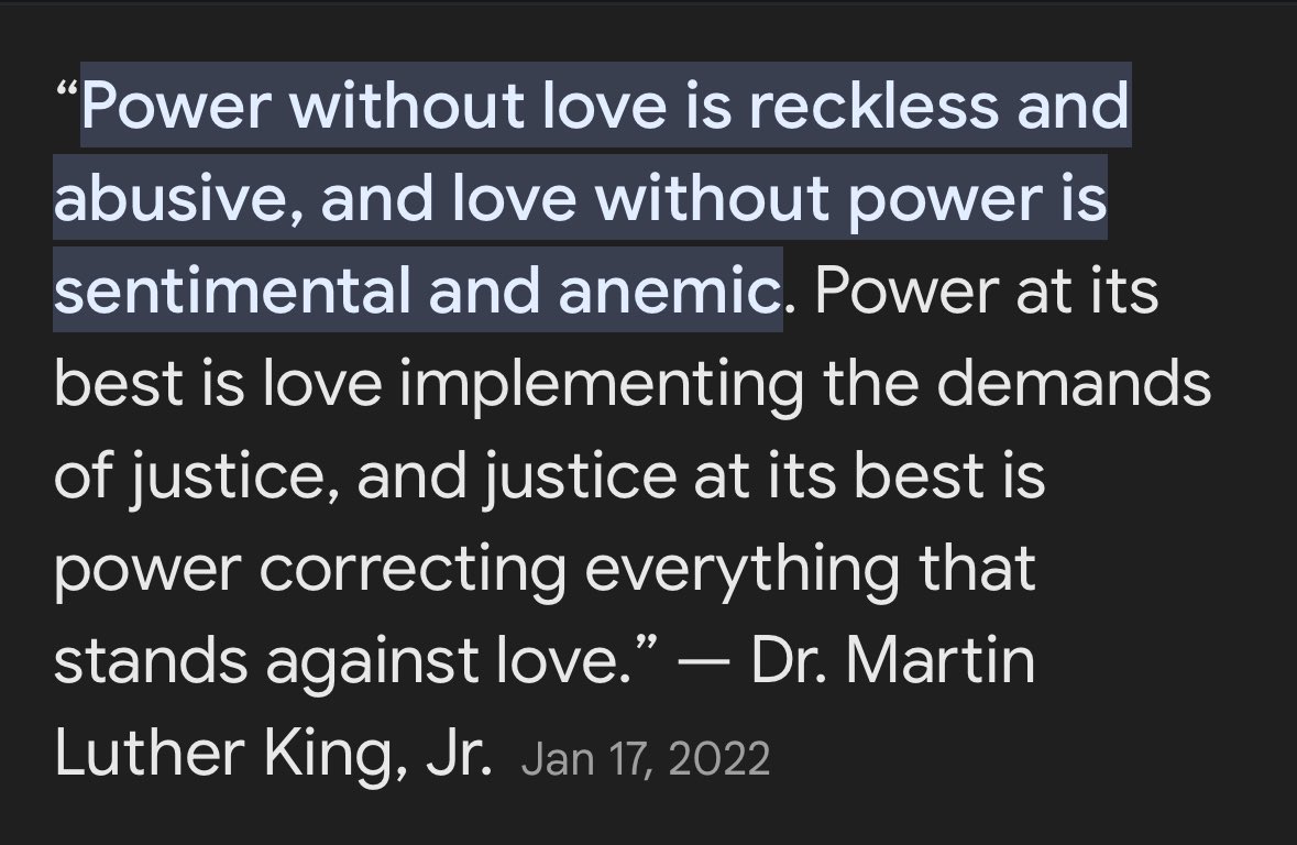 My favorite MLK quote