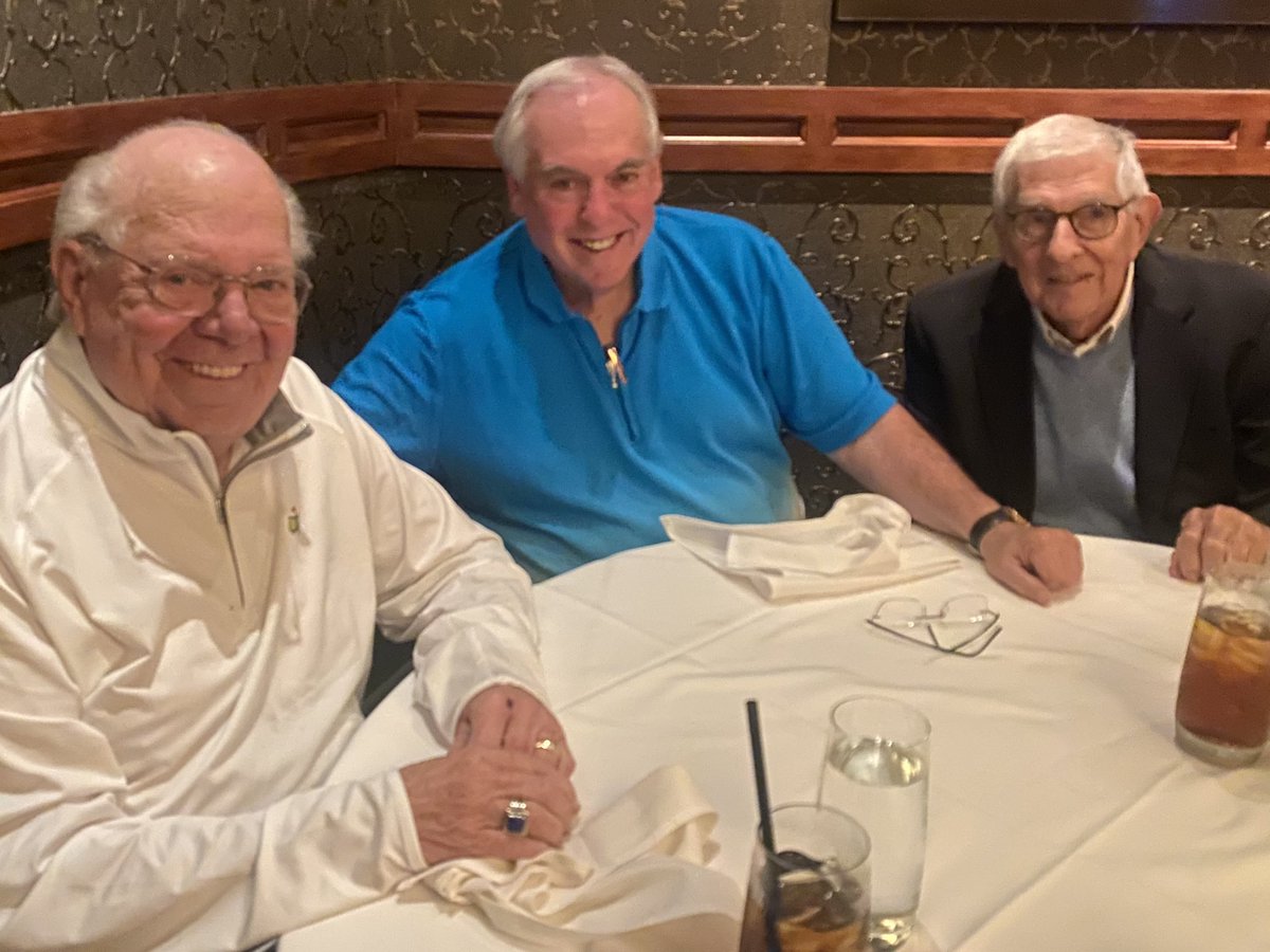 Gary Brandt (r) was our producer for the 8 years I had the honor of sharing the @dallascowboys radio booth with Verne. Long overdue reunion. It’s always about the relationships.