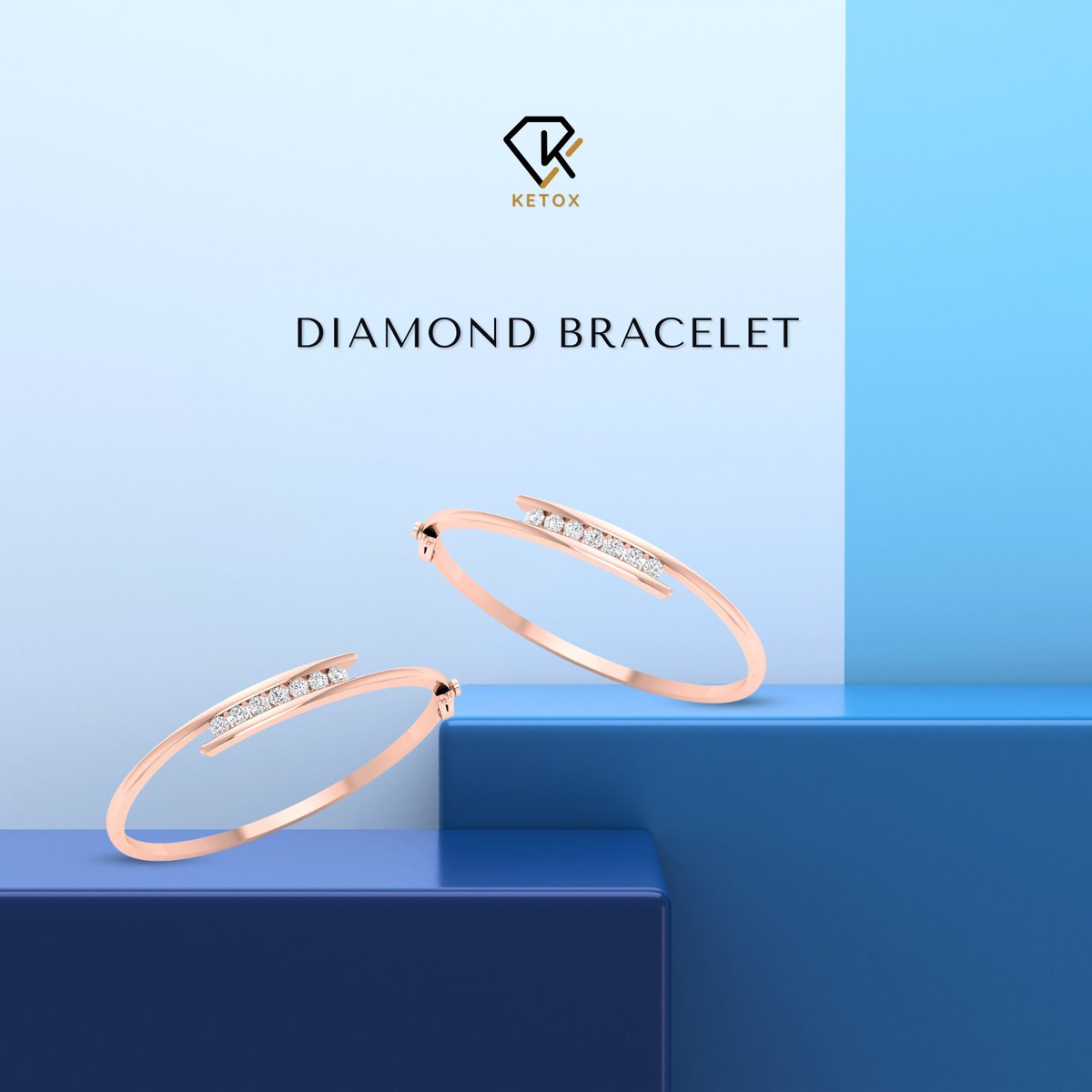 Shine Bright 💎 Elevate Your Style with This Exquisite Diamond Bracelet! 💫

#DiamondDreams #SparklingElegance #JewelAdornments #LuxuryLifestyle #GlamourGleam #Wristwear #ChicDiamonds #StatementJewelry #Rosegold #Gold #Ketoxjewellery