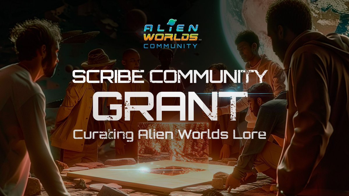 🌟 #GalacticHubs presents the Scribe Community Grant!🌟

Passionate about #AlienWorlds? Become the Scribe!
Maintain lore, guide storytelling, earn #TLM rewards. Apply on the Alien Worlds Fandom site! 📜

Join now & take an active part in shaping our story!
buff.ly/3PW7Vy8