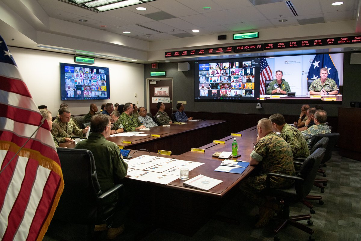 The annual virtual Chiefs of Defense meeting, hosted by @INDOPACOM, brought CHODs and senior military leaders from 27 countries to address the mutual security challenges of today and tomorrow. #CHODs #FreeAndOpenIndoPacific 📸Sgt. Austin Riel Read More⬇️dvidshub.net/r/g7csu4