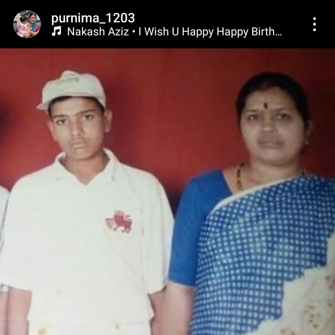 @JayShah @ImRo45 Birthday post by Rohit Sharma's mother for Rohit. 
#HappyBirthdayRohit