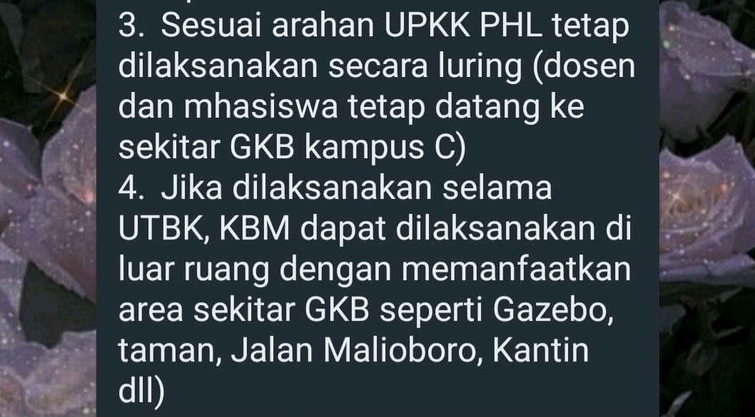 kampus lain : 'eh selama utbk kita online kan, asik goleran'

unair : gada ruangan? KBM di gazebo lah cuy