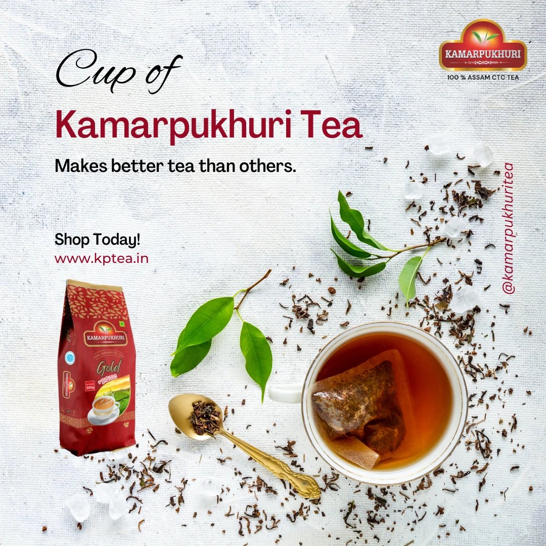 ✨ Elevate Your Tea Experience with Kamarpukhuri Tea! 🍵

✨ Savor the Sunrise in Every Sip 🌞 💛 Indulge in the Rich Flavors of Assam's Finest Tea

#TeaLovers #TeaBliss #TeaTime #TeaObsessed #ExperienceTeaJoy #ShopNow #TeaTradition #TeaPassion #NatureBounty #TeaGoals