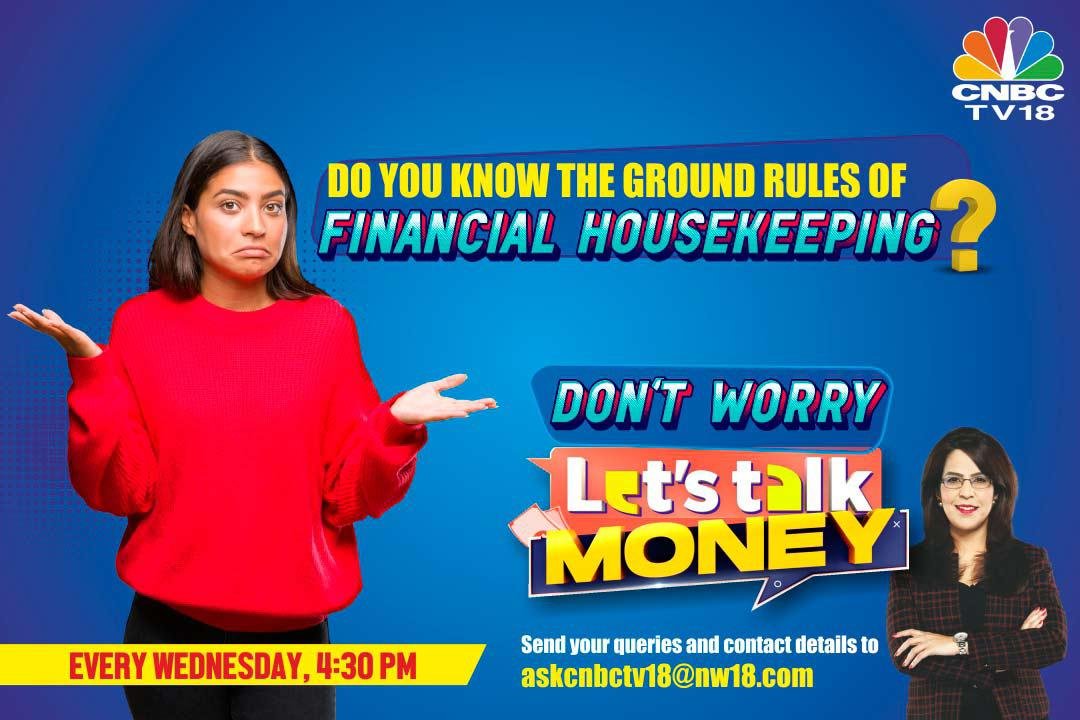 COMING UP | DO YOU KNOW THE GROUND RULES OF FINANCIAL HOUSEKEEPING? 

Let's Talk Money 1 May @ 4:30 PM

DM your questions & contact details and get all your personal finance queries answered.

Send your queries to - askcnbctv18@nw18.com

@SurabhiUpadhyay