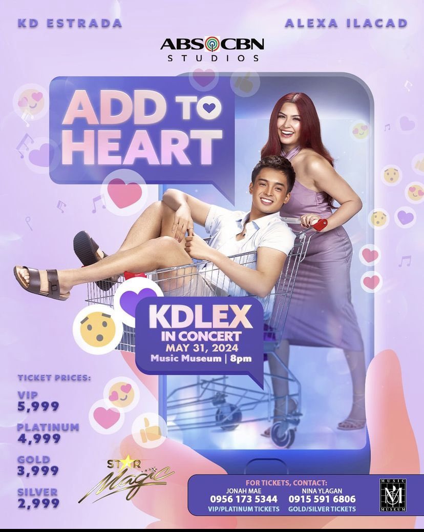 X Party Starts!

Official Tagline:

 KDLEX CONCERT TIX RELEASED 

#KdLex
#AddToHeartKDLEXConcert

TP Reminders: 
- No numbers 
- Minimum of three words per tweet
- No emojis
- No all caps

Kindly drop the tag if you see this tweet. Thank you! 

REPLY | RETWEET | QRT