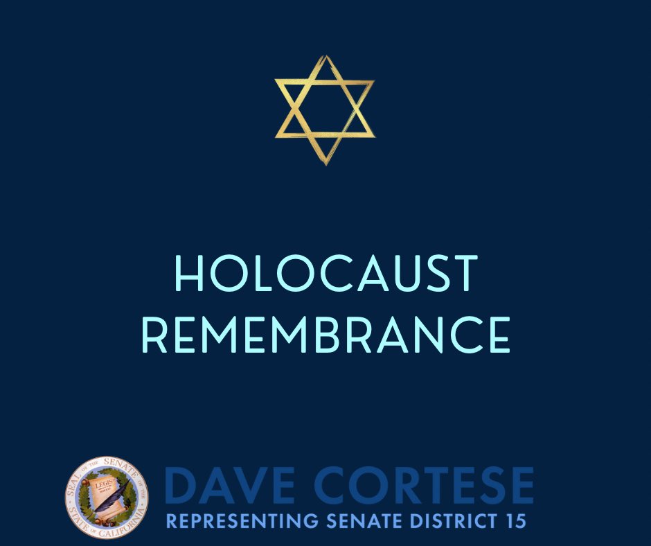 Today my Senate colleagues and I passed a Holocaust Remembrance Resolution on the Senate floor. With our world in such a fragile place, we must remember the lessons of the Holocaust and stand together for peace, compassion and understanding.