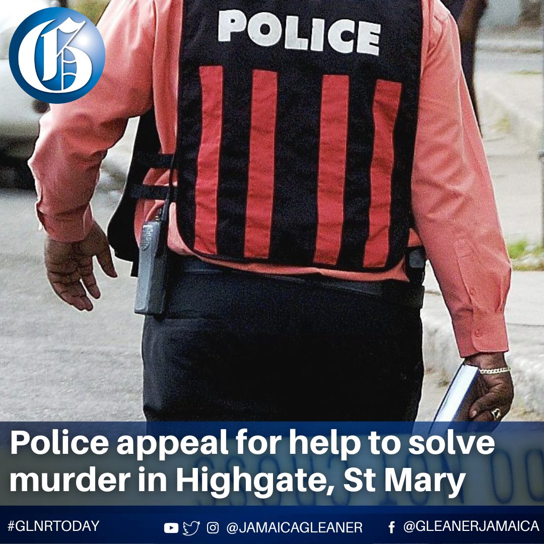 The Highgate Police in St Mary are appealing to the public for information that can help in an ongoing investigation into an incident that claimed the life of 28-year-old Fabian Needham.

Read more: jamaica-gleaner.com/article/news/2… #GLNRToday