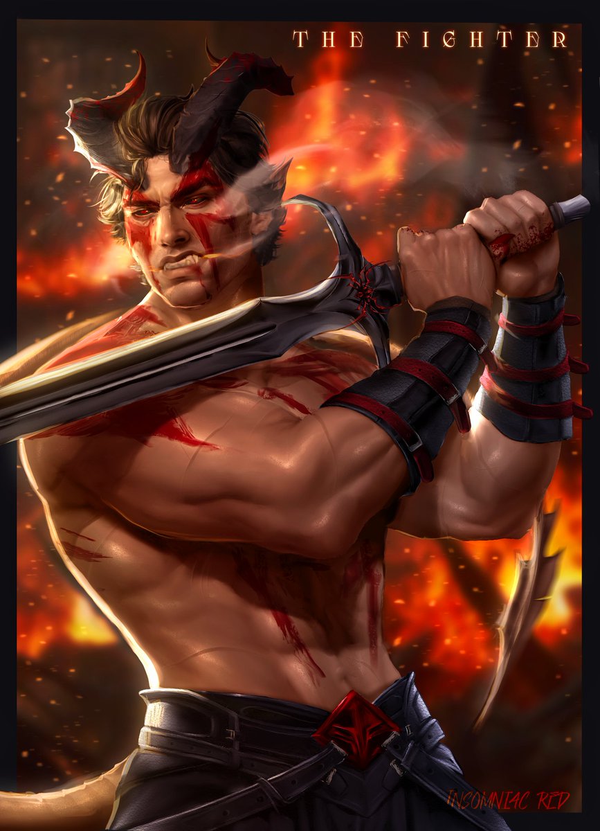 DND Miguel O'Hara as a tiefling fighter ⚔️

#migueloharafanart #dnd