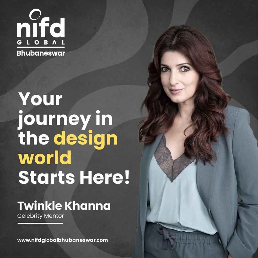 Explore the realms of creativity and innovation with Twinkle Khanna, an inspiration in writing, #design, and filmmaking.

@mrsfunnybones @NifdGlobal 

#NIFDGlobalBhubaneswar #NIFD #NIFDGlobal  #Interior #InteriorDesigner #Course #Celebrity #Expert #TwinkleKhanna #Bhubaneswar