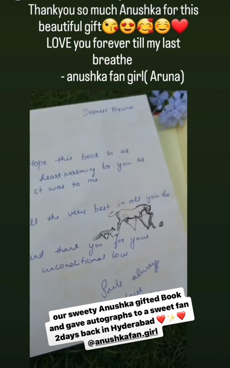 Fan Girl who met LadySuperStar @MsAnushkaShetty at #Ghaati set few days ago .
#AnushkaShetty