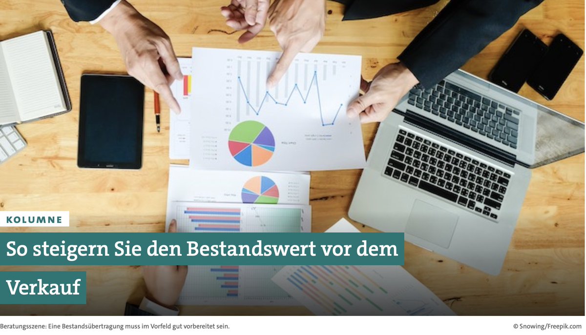 AssekuranzDoc's tweet photo. Unternehmertipps für Makler (2) kolumne
So steigern Sie den Bestandswert vor dem Verkauf.
Unternehmensberater Peter Schmidt fasst die drei wichtigsten Preissenker zusammen und erklärt, was Makler dagegen tun können.
#Makler #Unternehmer #Wert #Preissenker https://t.co/jI3HpWf7nD https://t.co/21edKljbKa