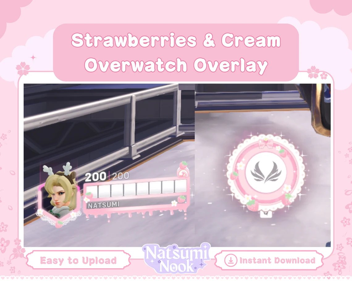 FREE for 24 hours!🍓

˚｡⋆ Strawberries & Cream Overwatch Overlay

🍓Retweets & credits are greatly appreciated !

kofi(just add $0): ko-fi.com/s/11dac83589
etsy: etsy.com/au/listing/171…