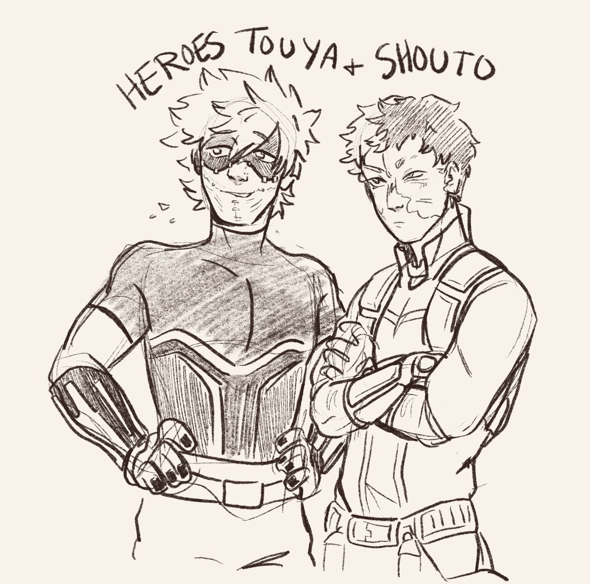 Pro Hero Touya + Shouto!!!

I didn’t know how to draw Touya 😔