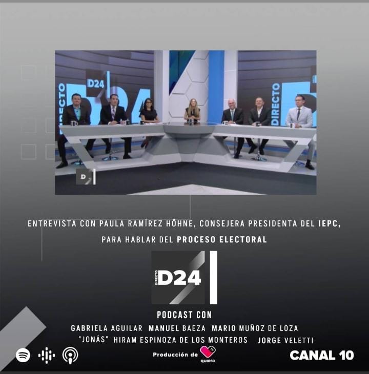 🗣️ En el #podcast de #Directo24 de @quierotv_gdl platicamos Paula Ramírez Höhne (@PRamirezHohne), Consejera presidenta del IEPC (@iepcjalisco), para platicar sobre el avance en el proceso electoral. 🎵open.spotify.com/episode/5y17f5… 🎙️ITunes 🎧Google Podcast ▶️ go.ivoox.com/rf/128199448