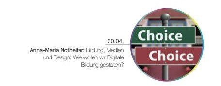 Heute spricht Anna-Maria Nothelfer in der Ringvorlesung @intermediaKoeln  über „Bildung, Medien und Design“ und fragt: Wie wollen wir Digitale Bildung gestalten? 

kunst.uni-koeln.de/event/nothelfe…